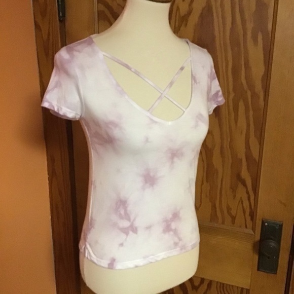 3 for 20 $ bundle Aeropostale hippie chic boho tye dye crop top - Picture 3 of 8